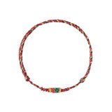Hand Braided Koi Fish Lucky Bracelets Vintage Red Rope Charm Bracelet Anklet