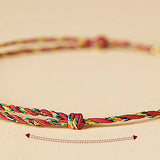 Hand Braided Koi Fish Lucky Bracelets Vintage Red Rope Charm Bracelet Anklet