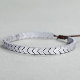 Meetvii Non-magnetic Gallstone Arrow Bracelets Women Men