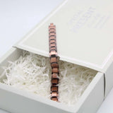 Bronze Neodymium Magnetic Stone Bangle Wrist Band Chain Bracelet