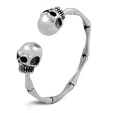 Punk Skeleton Titanium Steel Bracelets for Couple