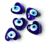 Meibeads 20mm Peach Heart Evil Eye Loose Beads DIY Jewelry Making