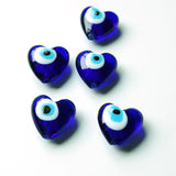 Meibeads 20mm Peach Heart Evil Eye Loose Beads DIY Jewelry Making