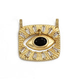 Meibeads Crystal Turkey Evil Eye Charm Pendant for DIY Jewelry