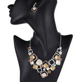 Charming Geometric Round Choker Necklaces for Women Girls