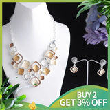 Charming Geometric Round Choker Necklaces for Women Girls