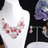 Charming Geometric Round Choker Necklaces for Women Girls