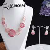 Colorful Enamel Big Circle Choker Necklace for Women