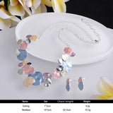 Geometry Circle Necklace Women Necklaces Women's Chains Suspension Jewelry
