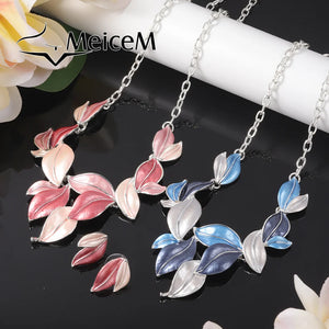 Personality Leaves Necklace 2000s Chokers Jewelry Christmas Chains Necklaces