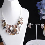 Resin Geometric Choker Set Acrylic Necklace