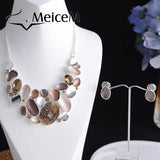 Resin Geometric Choker Set Acrylic Necklace