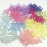 Acrylic Scrub Jewelry Beads 21*23mm Monochrome Morning Glory