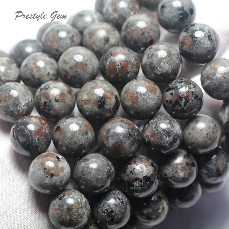 Meihan Yooperlite 14-15mm Round Beads for DIY Jewelry