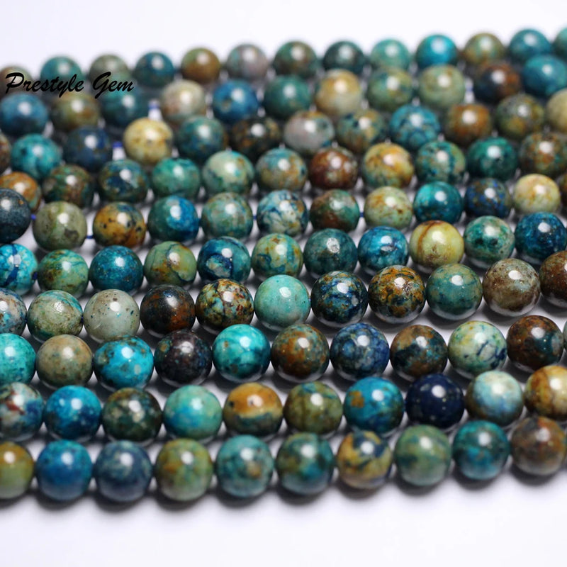 Meihan Chrysocolla Lapis Lazuli Round Beads 6mm 8mm