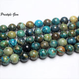 Meihan Chrysocolla Lapis Lazuli Round Beads 6mm 8mm