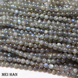Meihan Natural A+ Labradorite 6mm Beads for Jewelry Making