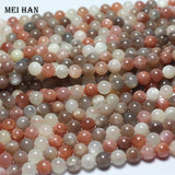 Meihan Natural Moonstone Smooth Round Loose Beads 8mm 10mm