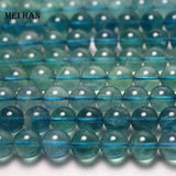 Meihan A+ 6mm 8mm Fluorite Round Loose Beads