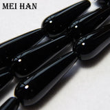 Meihan 10*30mm Agate Teardrop Smooth Beads for Jewelry Making