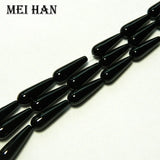 Meihan 10*30mm Agate Teardrop Smooth Beads for Jewelry Making