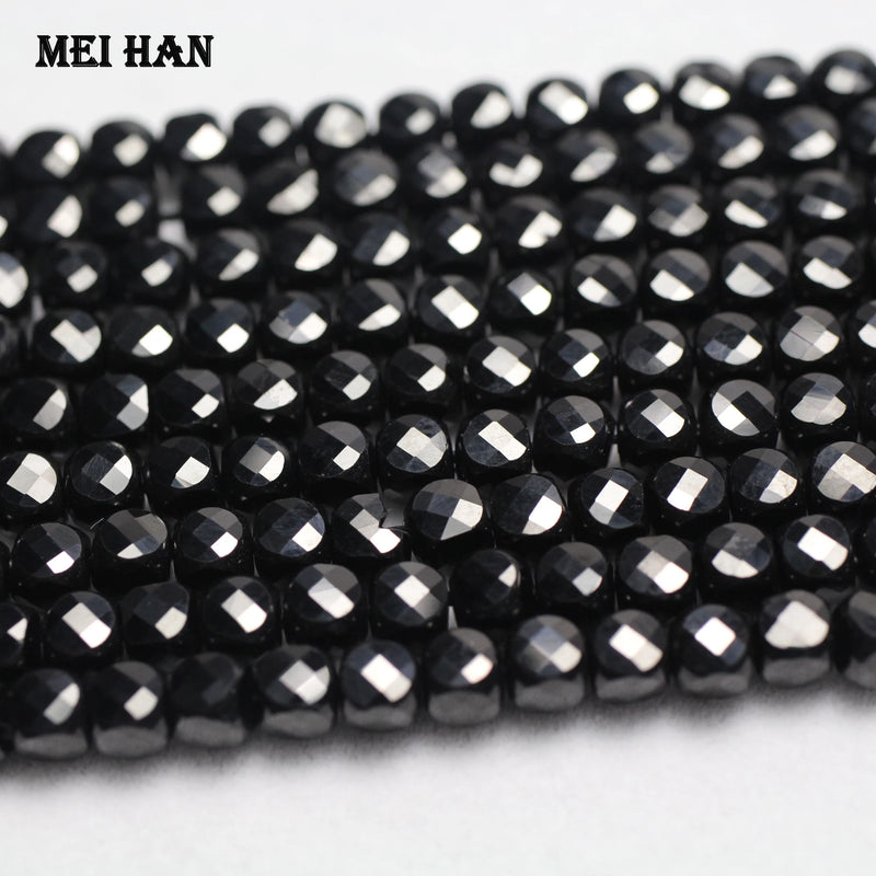 Meihan 4.2mm Spinel Faceted Square Loose Gemstone Beads Set