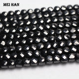 Meihan 4.2mm Spinel Faceted Square Loose Gemstone Beads Set