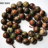 Meihan 8mm Flower Agate Round Beads Set for Jewelry Making