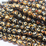 Meihan (2 strands/set) 8mm Ancient Tibet Dzi eye Agate Beads charms stones
