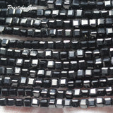 Meihan 2.5mm Spinel Faceted Square Loose Gemstone Beads (3 strands/set)
