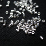 Meihan 925 Silver Beads 1.5mm DIY Bracelet or Necklace Findings