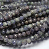 Meihan Red Blood Iolite 5-6mm Smooth Round Beads 97 pcs Set