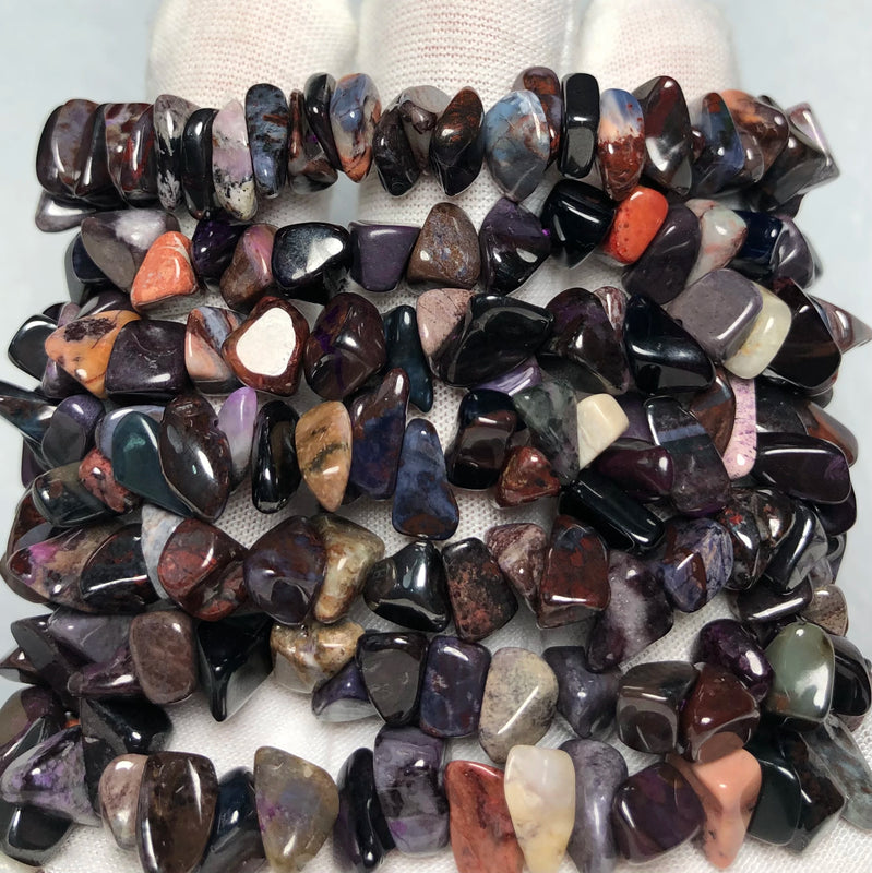South Africa Sugilite 7-9mm Loose Beads Bracelet For Jewelry Making DIY