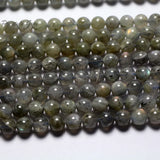Madagascar Labradorite Smooth Loose Beads 6-6.8mm Set
