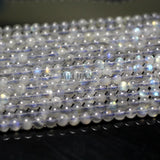 Meihan Labradorite Loose Beads 3 Strands Natural Madagascar 4-5mm