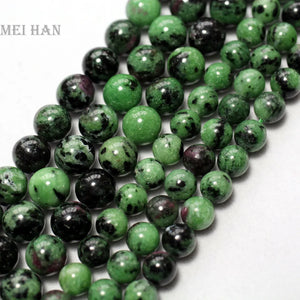 Meihan Ruby Zoisite Round Beads for Jewelry Making