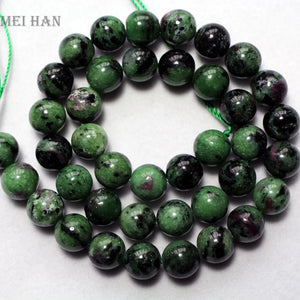 Meihan Ruby Zoisite Round Beads for Jewelry Making