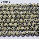 Meihan 8mm 10mm 12mm Dalmatine Beads for DIY Jewelry