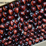 Red Tiger Eye Stone Beads for Jewelry Making