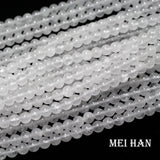 Meihan Angola Milky Quartz Round Beads for Jewelry Making