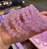 Meihan Lavender Chalcedony Round Beads for DIY Jewelry Making