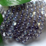 Madagascar Bulb Labradorite Round Bracelet Gem Stone Beads