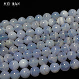 Meihan 10mm Lace Agate Chalcedony Round Loose Beads for Jewelry Making