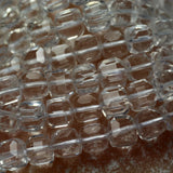 Meihan 8mm Crystal Cube Gemstone Beads for DIY Jewelry Making