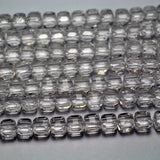 Meihan 8mm Crystal Cube Loose Gemstone Beads for DIY Jewelry Making
