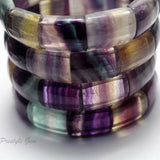 Meihan Natural Colorful Fluorite Bracelet for DIY Jewelry Making