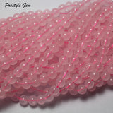 Madagascar Pink Quartz 6mm Round Gemstone Loose Beads for Jewelry Making