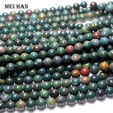8mm 10mm Blood Stone Heliotrope Beads for Jewelry Making