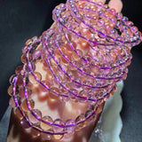Natural Bolivia Ametrine Round Loose Beads for Jewelry Making