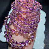 Natural Bolivia Ametrine Round Loose Beads for Jewelry Making